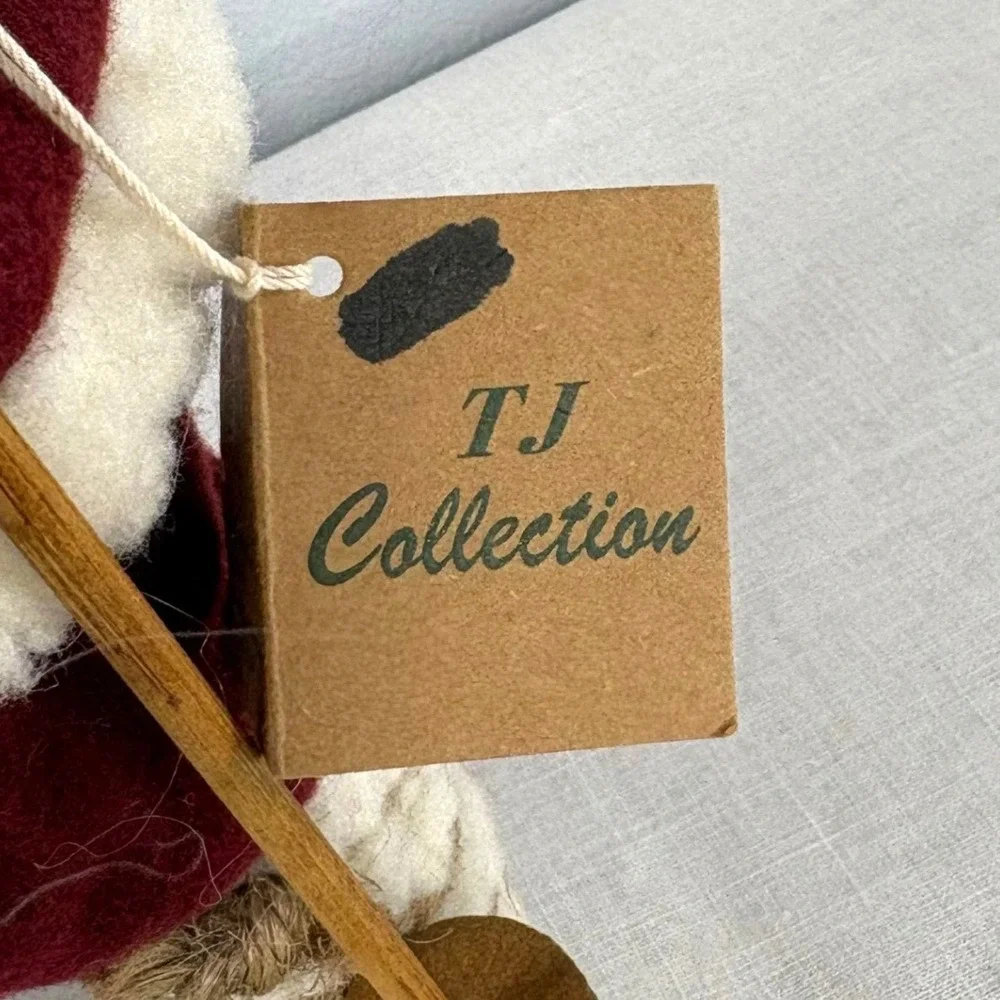 Vintage 1997 TJ Collection Skiing Santa Claus Figurine